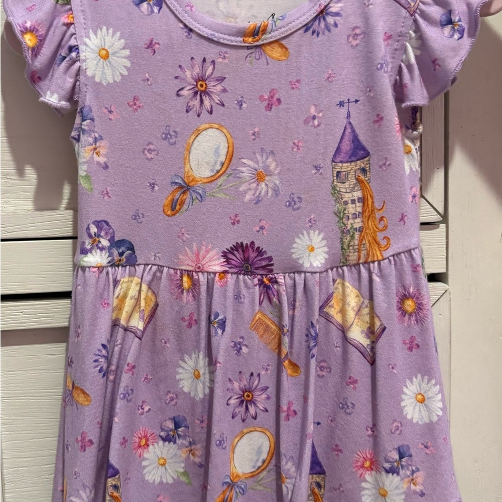 Bamboo baby bodysuit dress